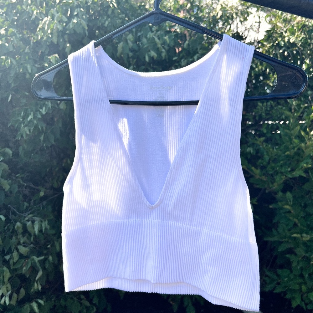 Seamless Plunge Bra Top